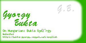 gyorgy bukta business card